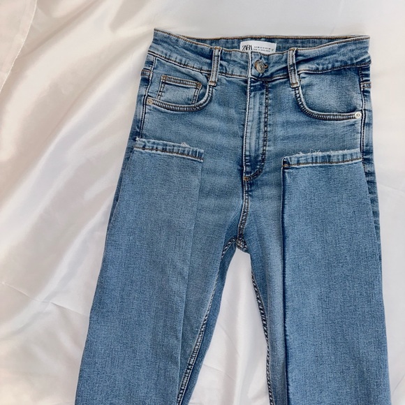Zara High Rise Skinny Stretchy Jeans - Picture 5 of 9